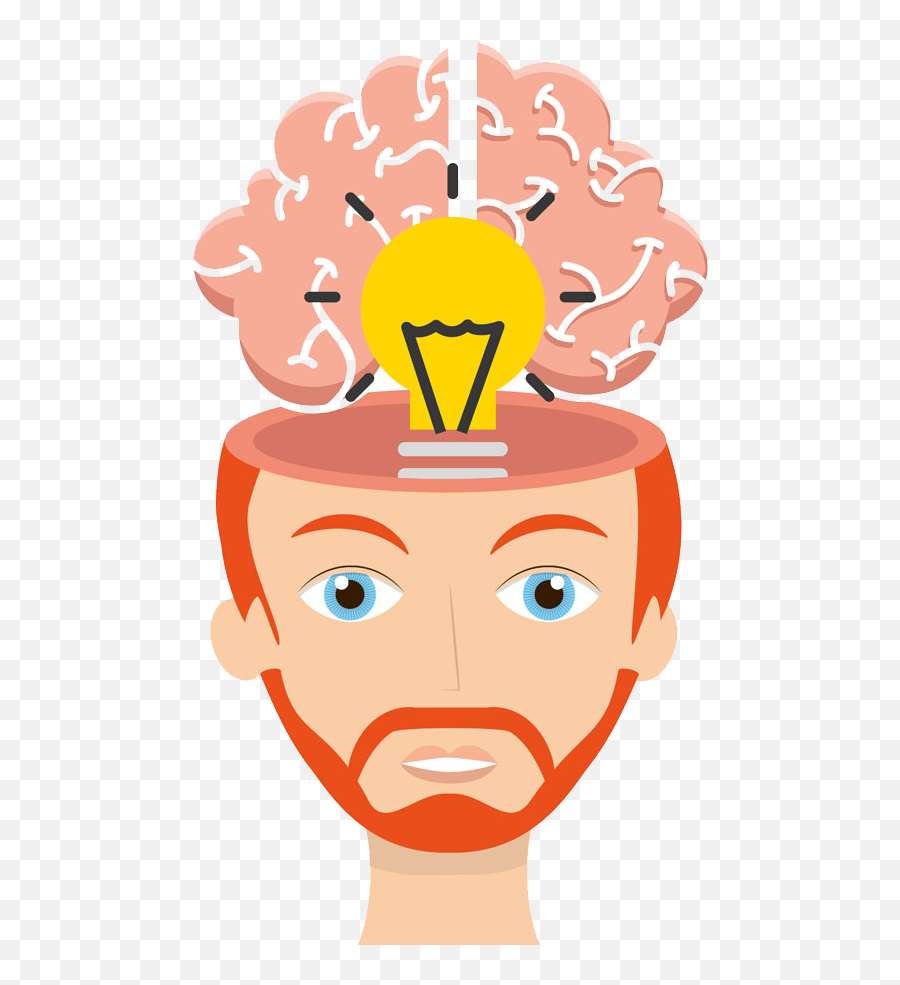 Cerebrum Idea Artistic Inspiration Creat 1257403 - Png Creative Cartoon Png,Cartoon Brain Png