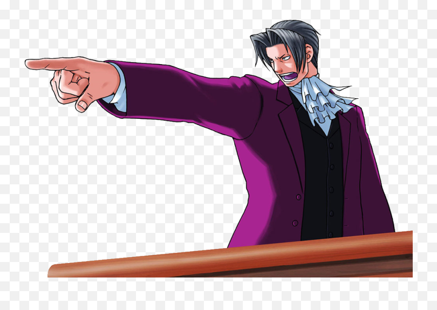 Phoenix Wright Ace Attorney U2013 Toatali Reviews - Miles Edgeworth Objection Phoenix Wright Png,Phoenix Wright Png