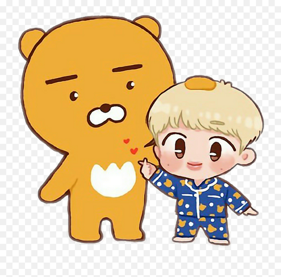 Ryan Sticker - Rm Png,Rap Monster Png