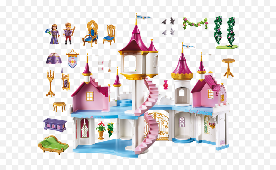 Playmobil 6848 Grand Princess Castle - Playmobil Princess Castle 6848 Png,Princess Castle Png