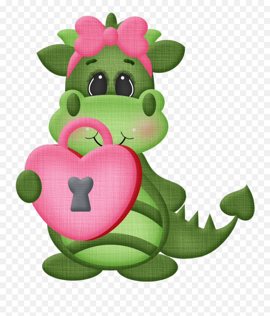 Cute Monsters - Love Dragon Clipart Png,Cute Dragon Png