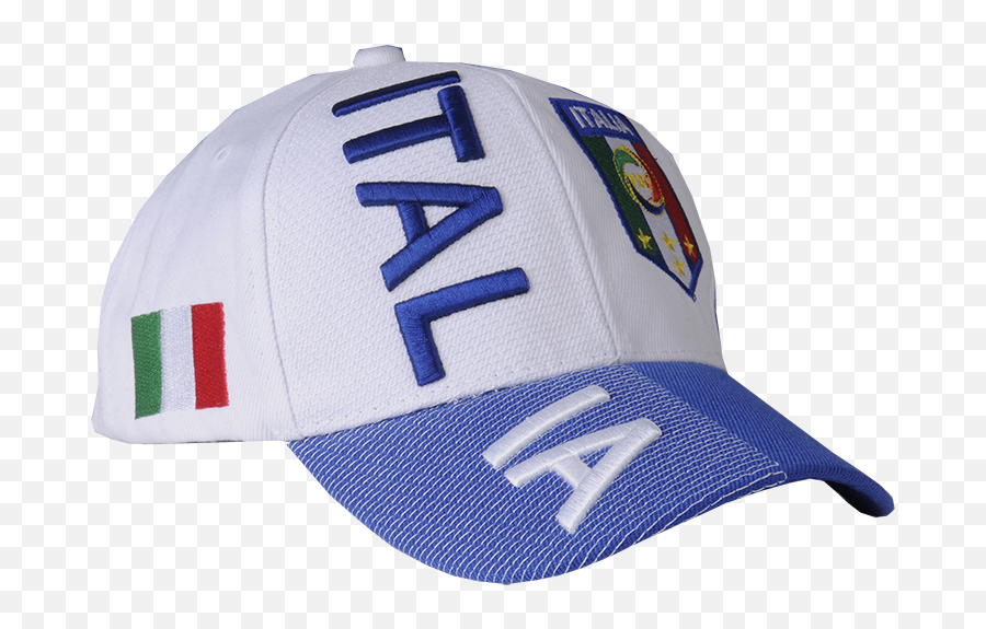 Download Hd White Italia 3d Embroidery Hat - Baseball Cap Italia Hat Transparent Png,Yankees Hat Png