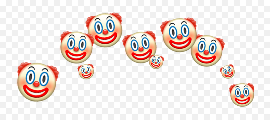 Clown Aesthetic Filter Sticker - Clown Aesthetic Emoji Png,Clown Emoji Transparent
