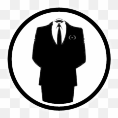 Anonymous Circle Anoncircle Twitter - Clipartsco Logo png