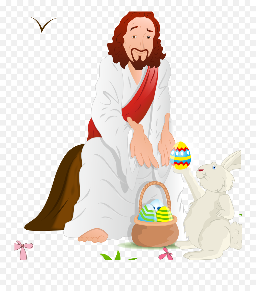 Download Free And Of Eggs Illustration - Jesus E O Coelho Da Pascoa Png,Easter Icon