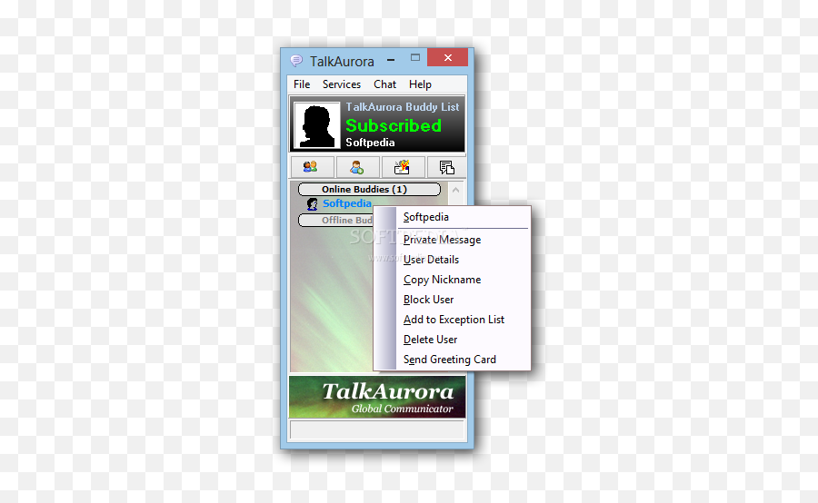 Download Talkaurora 241 Build 182c Beta - Technology Applications Png,Buddy Icon Msn