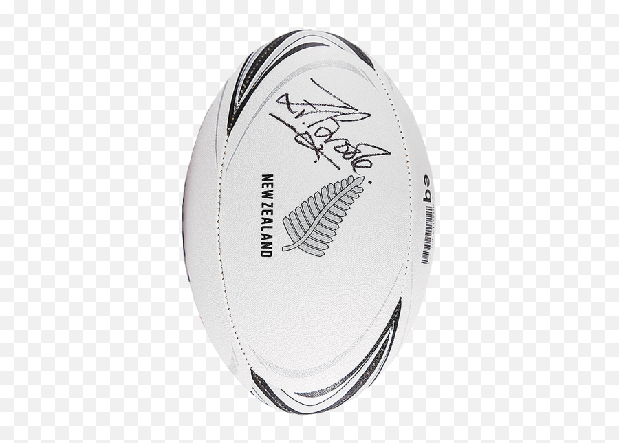 Zinzan Brooke Signed New Zealand Branded Rugby Ball - Oval Png,New Zealand Icon