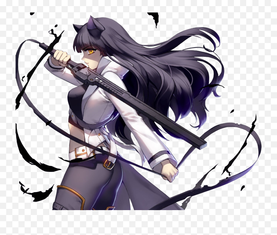 Blake V6 Banner Artwork Transparent - Rwby Blake Transparent Png,Rwby Png