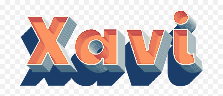 Download Xavi 3d Letter Png Name - Letter Png Image With No Graphic Design,Letter Png
