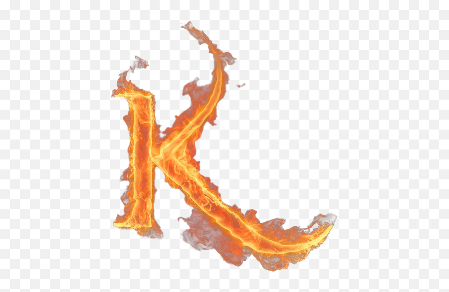 Fire K Letter Png Image - K Fire Letter Png,K Png