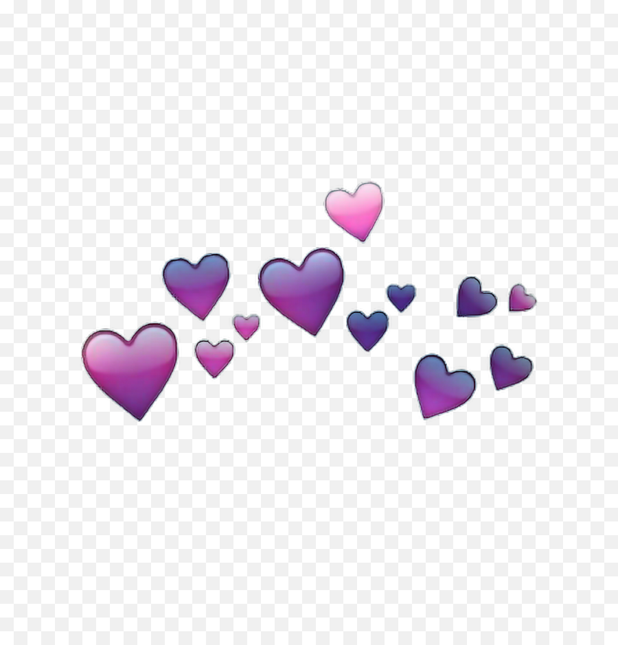 Macbook Hearts Png - Transparent Background Iphone Hearts,Hearts Emoji Png