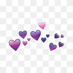 Macbook Hearts Png - Transparent Background Iphone Hearts,Hearts Emoji Png
