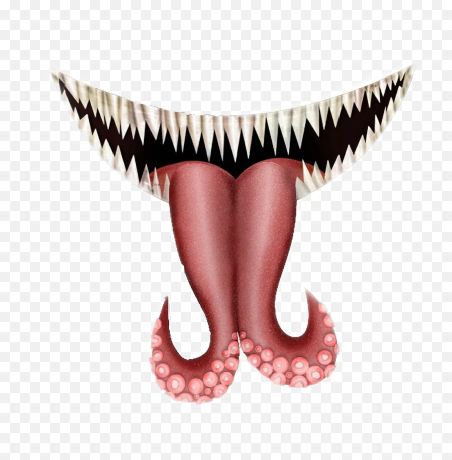 Sharp Teeth Png - Transparent Scary Mouth Png Transparent,Smiling Mouth Png