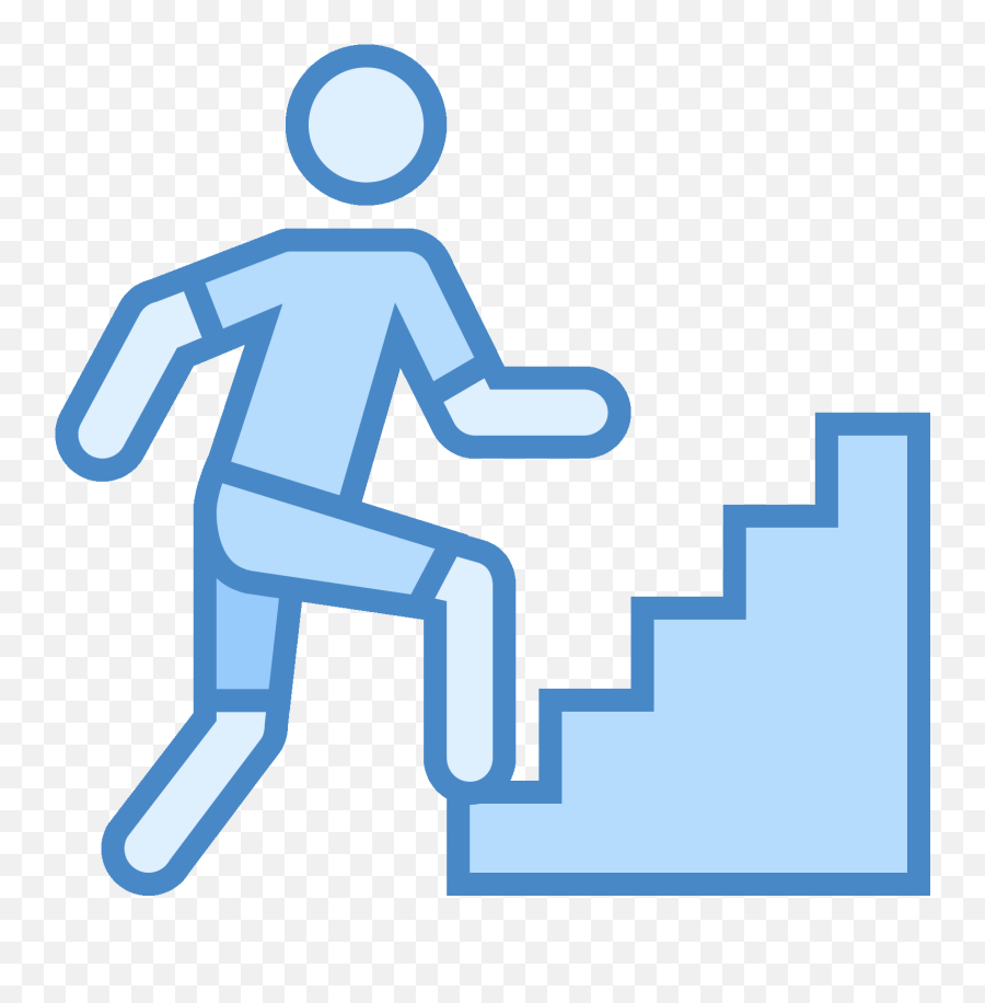 The Icon For Wakeup Hill - Stairs Up Icon Blue Png,Stairs Icon
