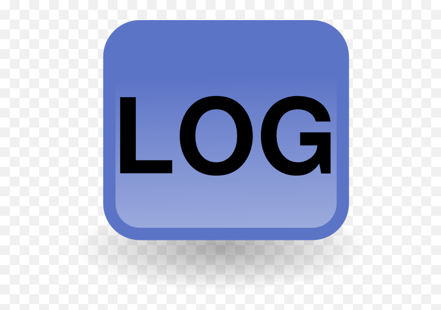 Log Icon Clip Art - Vector Clip Art Online Dot Png,Caption Icon