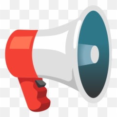 Loudspeaker Emoji - Cheerleading Megaphone png