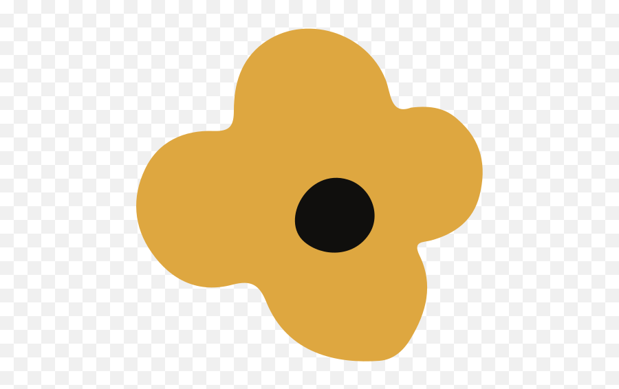 Flower Plant Hand Drawn Abstract Free Icon Of Childhood - Dot Png,Yellow Flower Icon