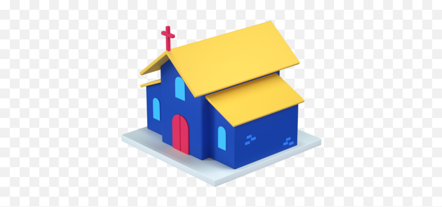 Church House Building Free Icon - Iconiconscom Church Icon 3d Png,Churches Icon