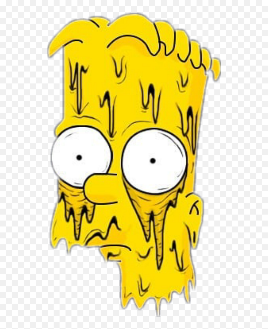 Memezasf Bart Supreme Simpsons - Cool Bart Simpson Drawing Png,Supreme Logo Transparent Background