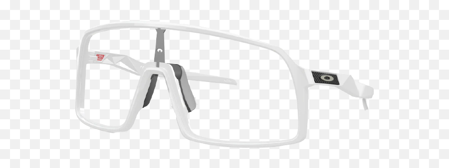 Oakley Sutro Oo9406 - 5437 Polished White Frame Clear Lens Full Rim Png,Oakley Flag Icon