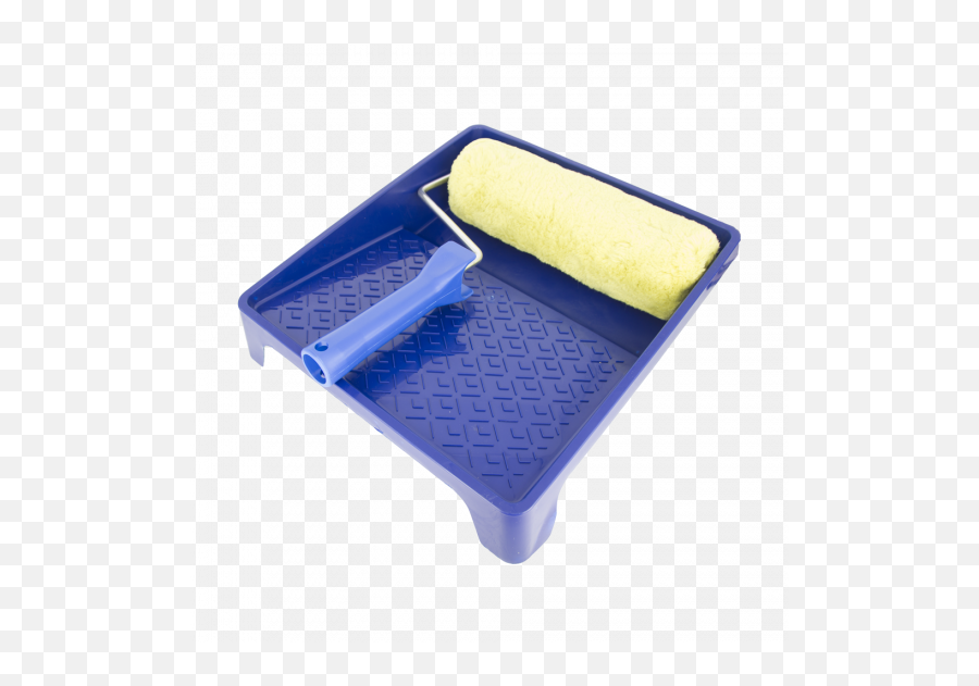 Paint Set Tray Polyamide Padded Roller Green - Paint Roller Brush And Tray Png,Paint Roller Png