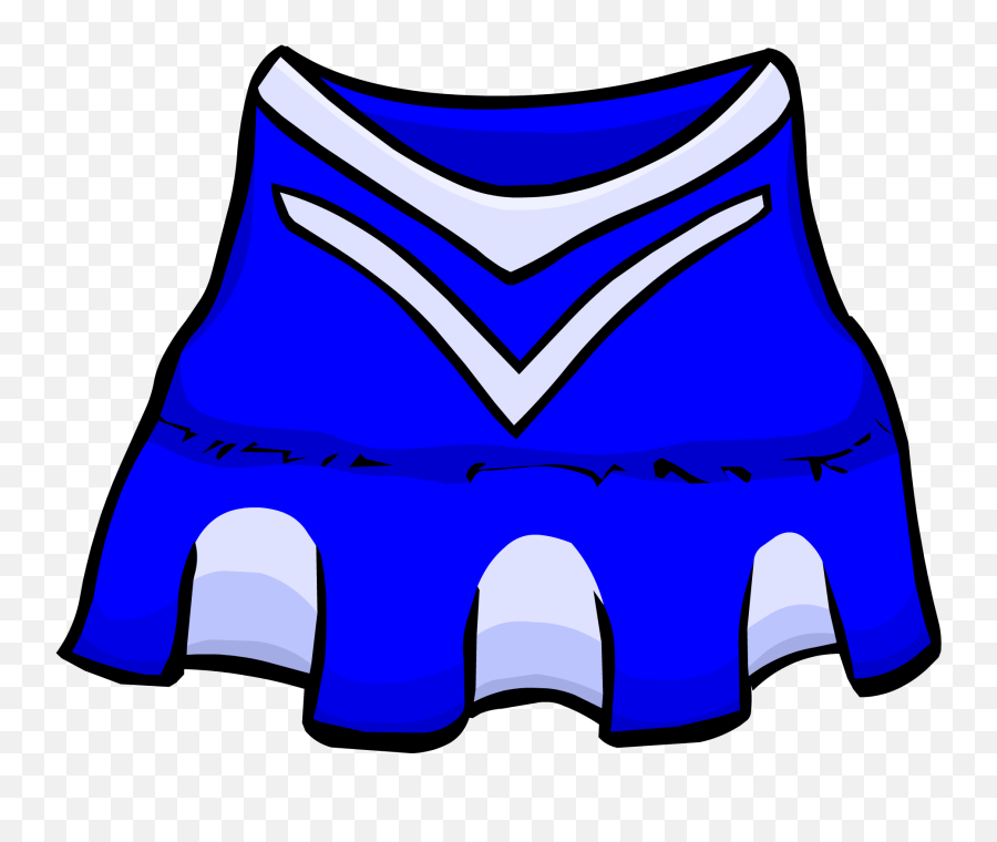 Blue Cheerleader Outfit Club Penguin Wiki Fandom - Transparent Cheer Outfit Clipart Png,Cheer Icon