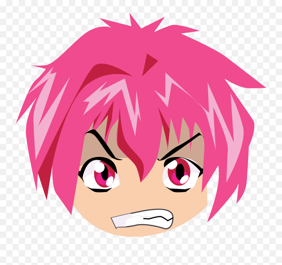 Anime Angry Face Png 8 Image - Cartoon,Angry Png
