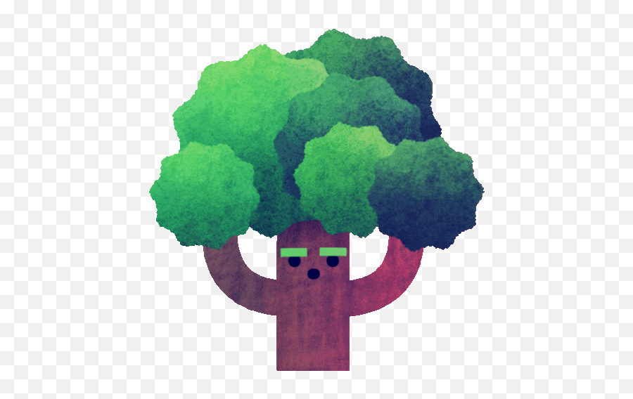 Confused Tree Shrugs Sticker - Greens Tree Eyebrow Png,Jared Padalecki Gif Icon