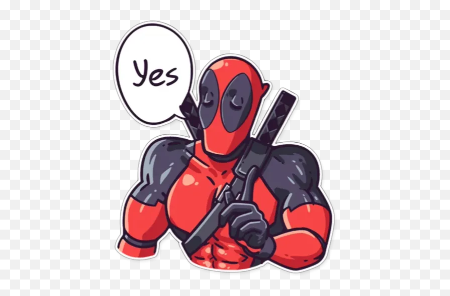 Sticker Maker - Deadpool Sticker Deadpool Png,Deadpool Png