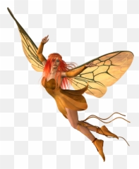 Fairy Golden Fairies Cartoon Clipart - 5018 Transparentpng Flying Fairy Png,Fairy Png Transparent