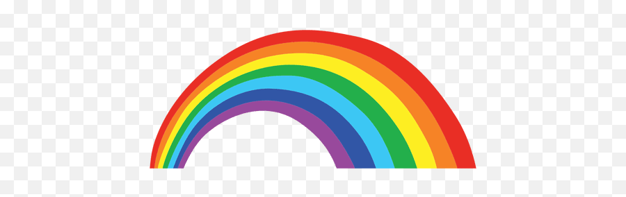 Colorful Rainbow Cartoon - Transparent Png U0026 Svg Vector File Arco Iris Desenho Png,Rainbow Line Png