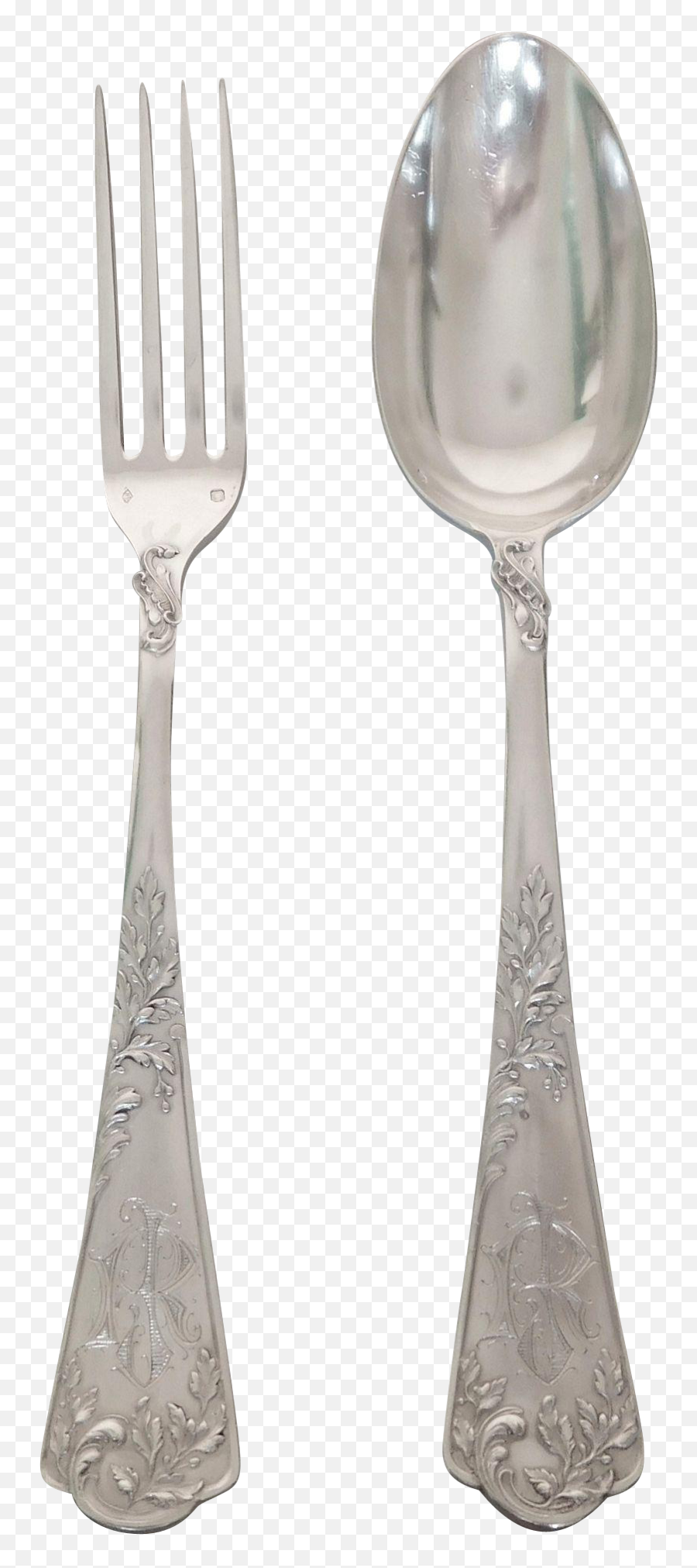 Silver Fork Png Image With Transparent - Transparent Background Fork And Spoon Png,Fork Transparent