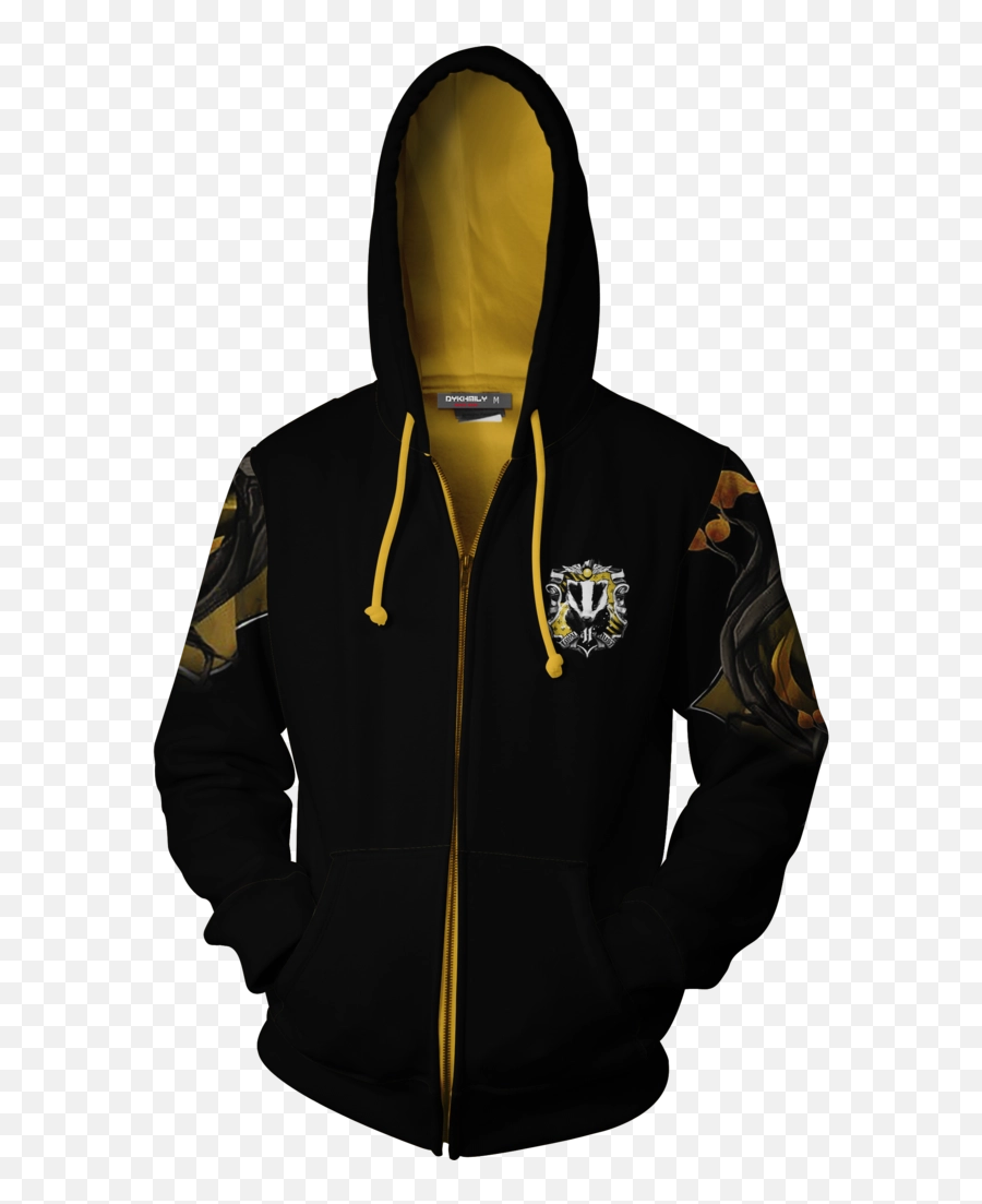 Download Free Png Hd Hufflepuff Hogwarts Harry Potter 3d Zip - One Piece Ace Hoodie,Hufflepuff Png