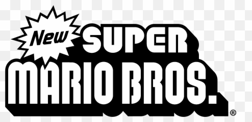 New Super Mario Bros Logo Png Transparent U0026 Svg Vector