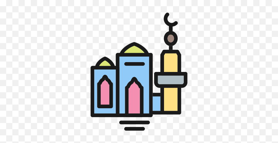Mosque Icon - Clipart Transparent Mosque Icon Png,Mosque Logo