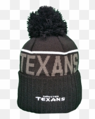 Houston Texans Fleece Lined Black Pom Toque - Beanie png