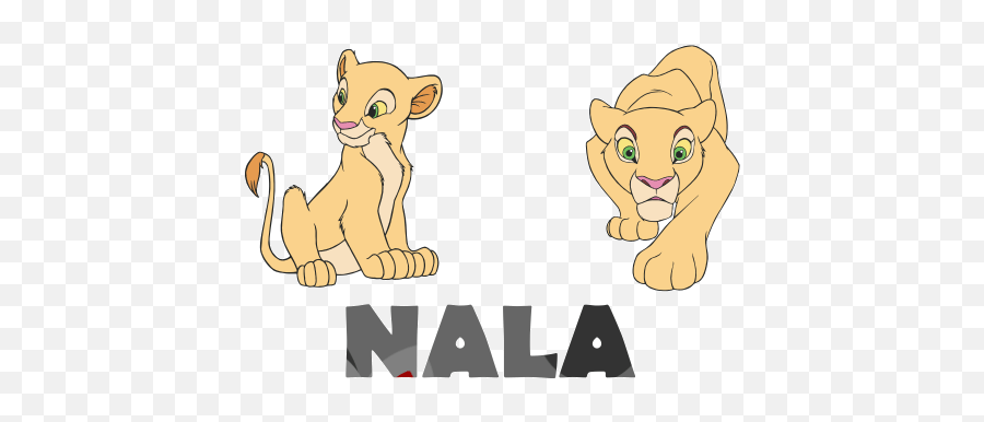 Nala Clip Art - Nala Simba Lion King Characters Png,Nala Png