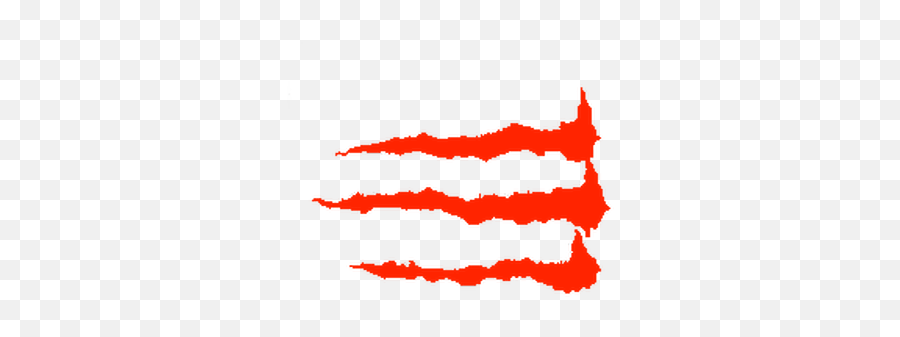 Red Scratch Transparent Png - Monster Energy Logo Red,Claw Mark Png