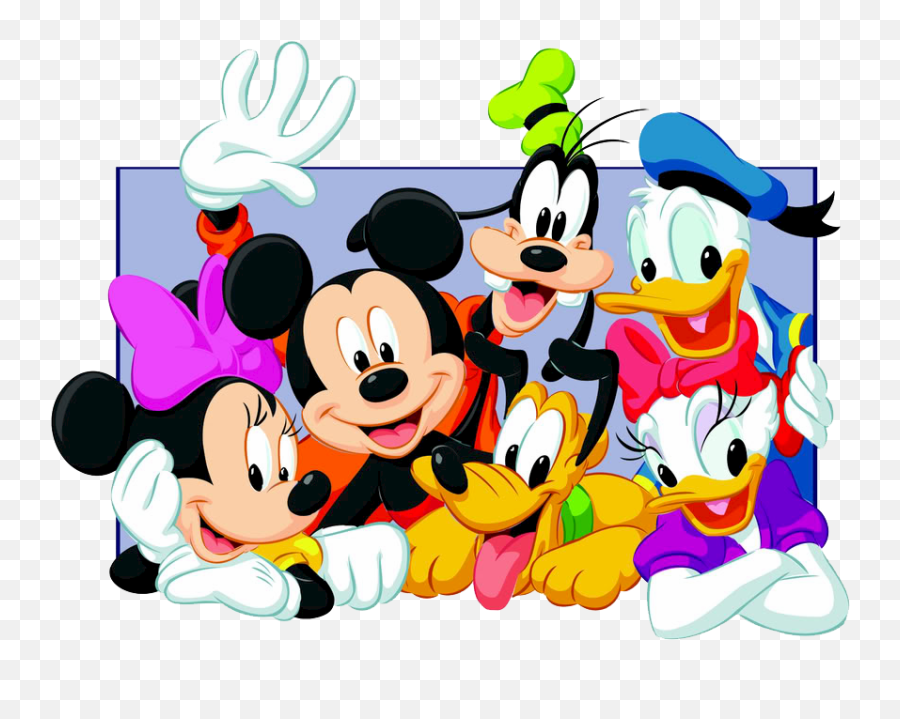 Mickey Mouse And Friends Birthday Png 1 - Mickey Mouse Disney Cartoon Characters,Mickey Mouse Birthday Png