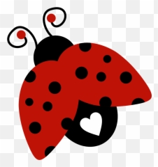 Minus Insect Clipart Png Baby Ladybug - Transparent Cute Ladybug Png,Ladybug Png