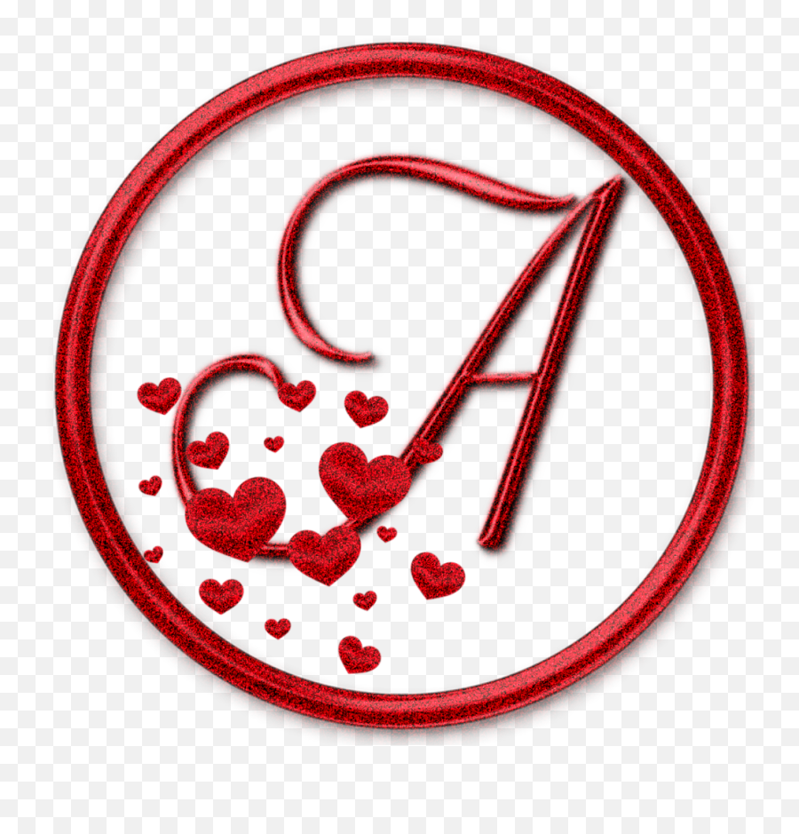 Monica Michielin Alphabets Alfabeto Glitter Vermelho Com - Circle Png,Red Glitter Png