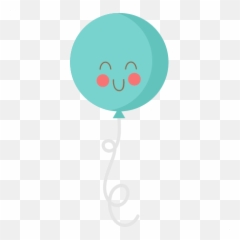 Large Cute Birthday Balloon Png Image - Clip Art,Birthday Balloon Png