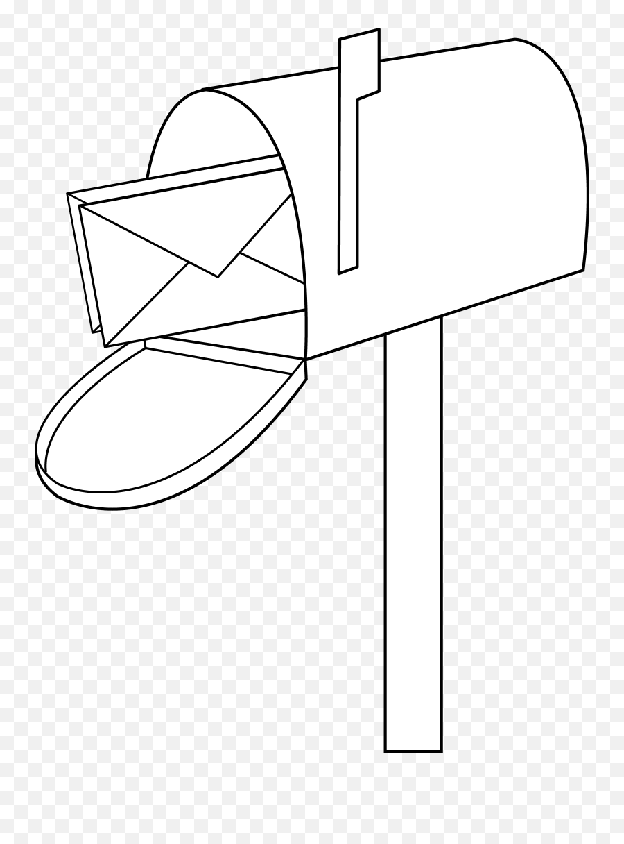 Mailbox 8 Pics Of Mail Cartoon Coloring Png