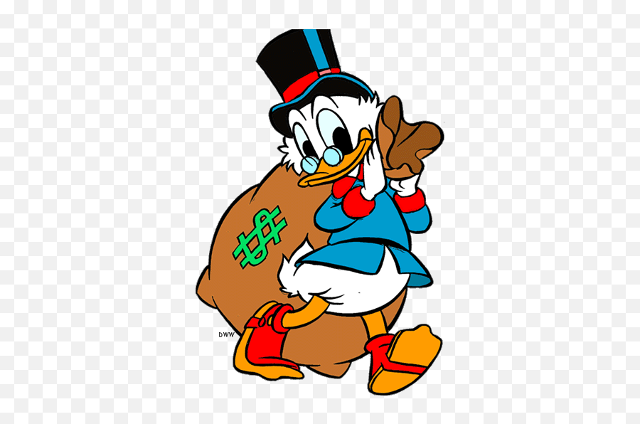 Scrooge Mcduck Vector Free Stock - Scrooge Mcduck Clipart Png,Scrooge Mcduck Png