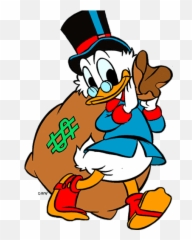 Scrooge Mcduck Vector Free Stock - Scrooge Mcduck Clipart Png,Scrooge Mcduck Png
