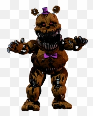 Nightmare Foxy - Fnaf Nightmare Fredbear Png,Nightmare Png