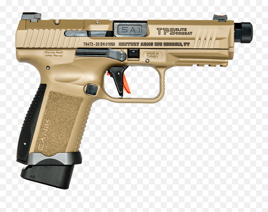 Canik Tp9 Elite Combat - Canik Tp9 Elite Combat Png,Arm With Gun Png