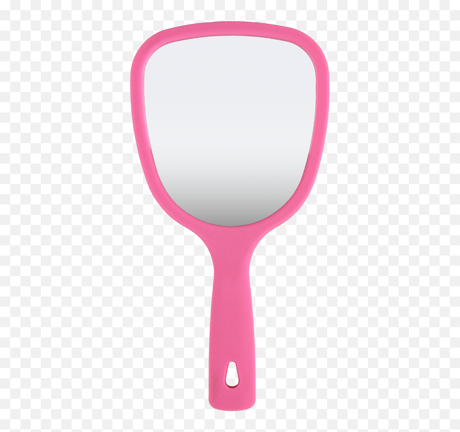 Pink Hand Held Mirror - Pink Hand Held Mirror Png,Hand Mirror Png