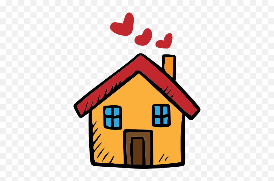 Cartoon House Png Picture - Transparent Valentines Day Icon Png,House Cartoon Png