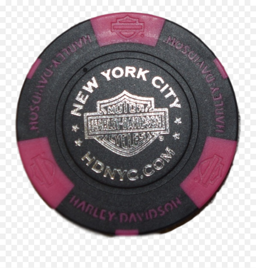 Nyc Neon Pink And Black Poker Chip - Mount Rushmore National Memorial Png,Poker Chip Png